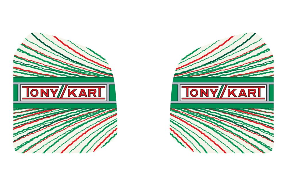 FUEL TANK 8,5 LTR STICKER TONY KART