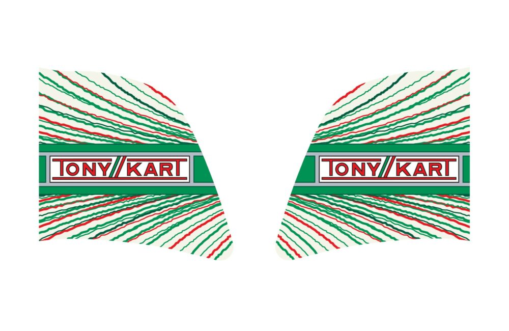 FUEL TANK 3 LTR STICKER TONY KART