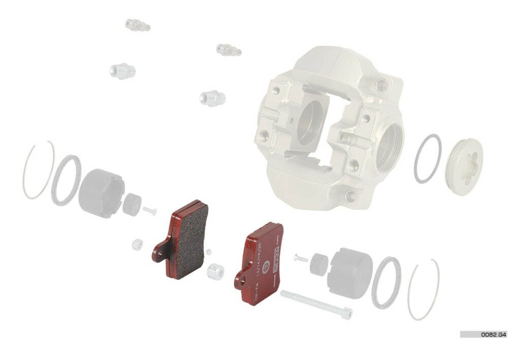 BSD rear brake caliper's pad