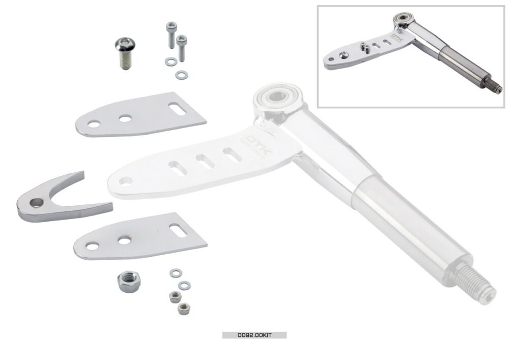 Kit extension stub axle's plate