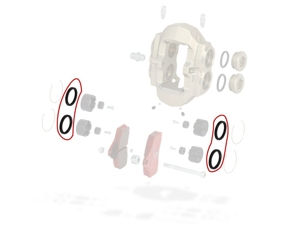 KZ BSS front caliper's lining