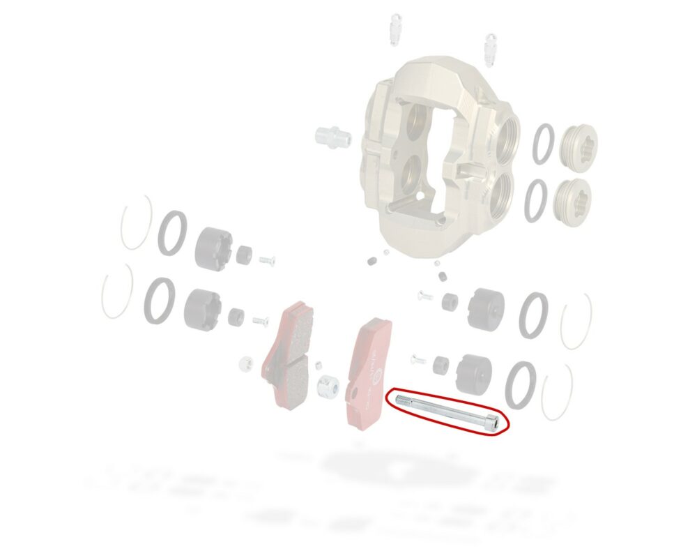 Front pad pin kz BSS