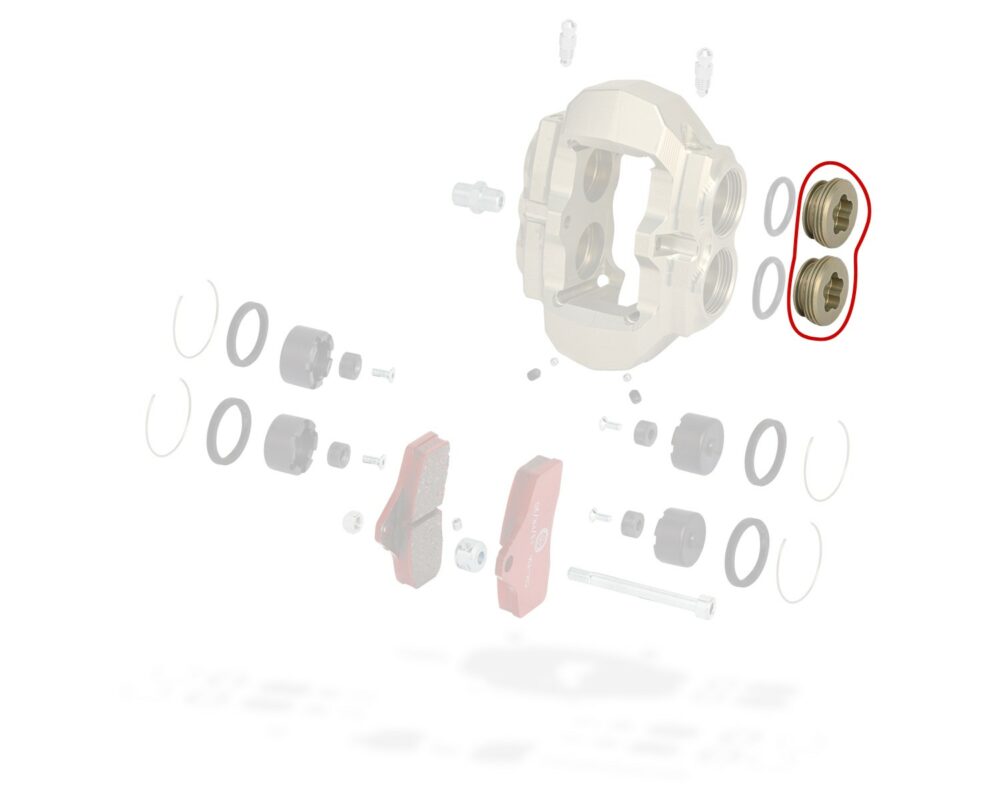 Rear caliper plug KZ BSS