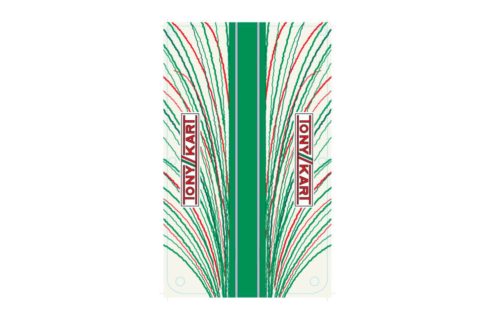 TROLLEY STICKER TONYKART
