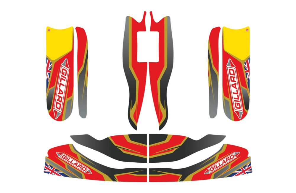 BODYWORKS STICKERS M10 2022 GILLARD