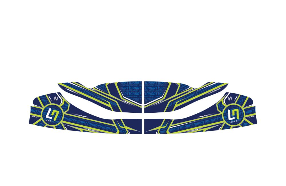 FRONT BUMPER STICKERS M10 2022 LN KART