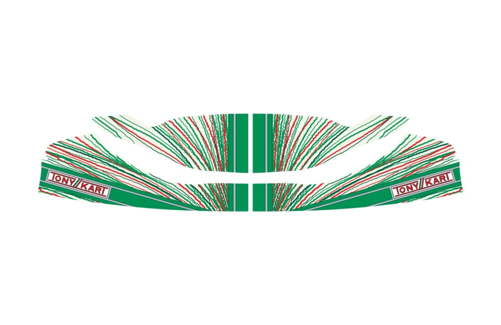 FRONT BUMPER STICKERS M10 2022 TONY KART