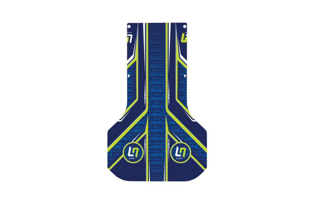 FLOORPLATE WITH STICKER LN KART ROOKIE EVS